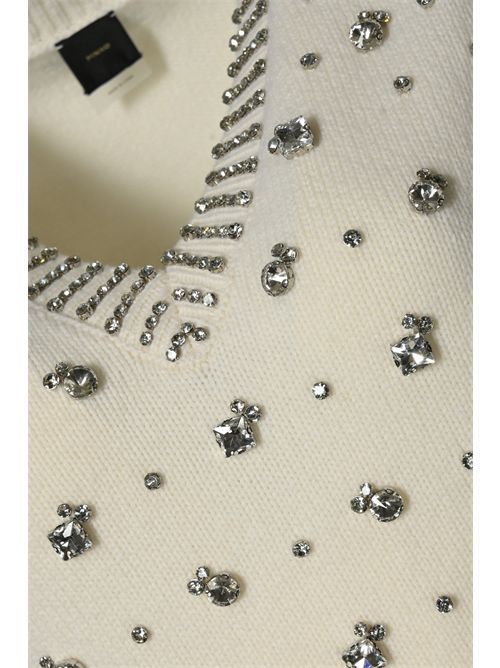 Gilet Ponziane in lana con strass PINKO | 105639 A2TRZ13